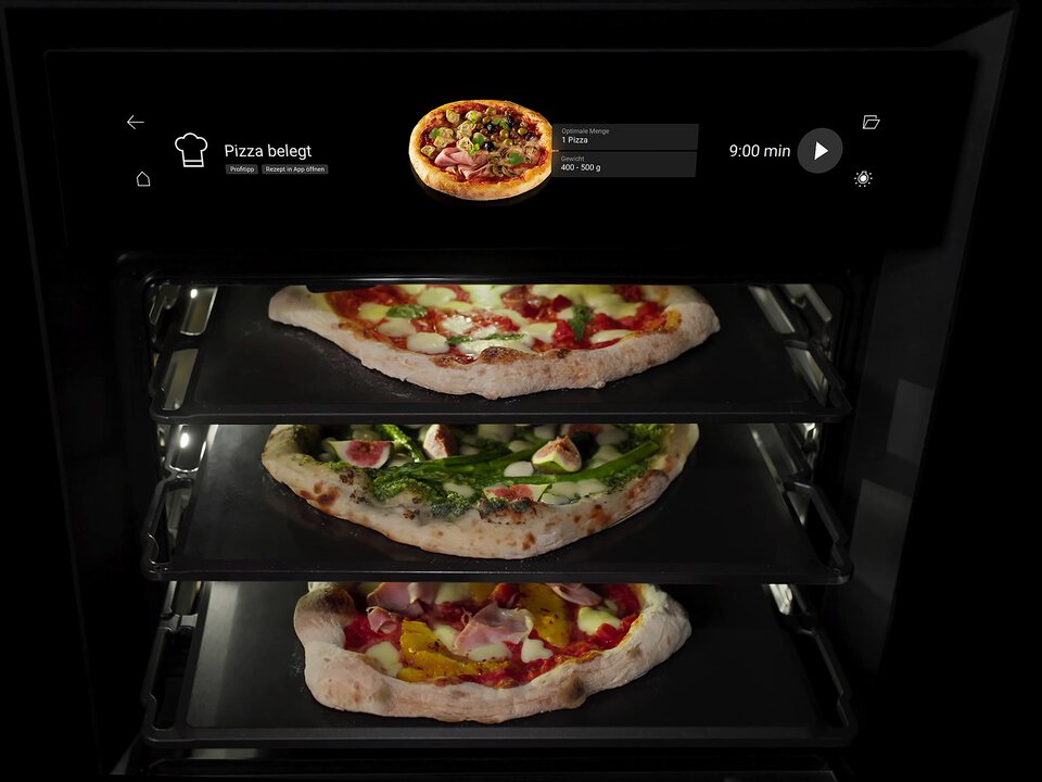 Bora X BO vooringesteld programma voor pizza