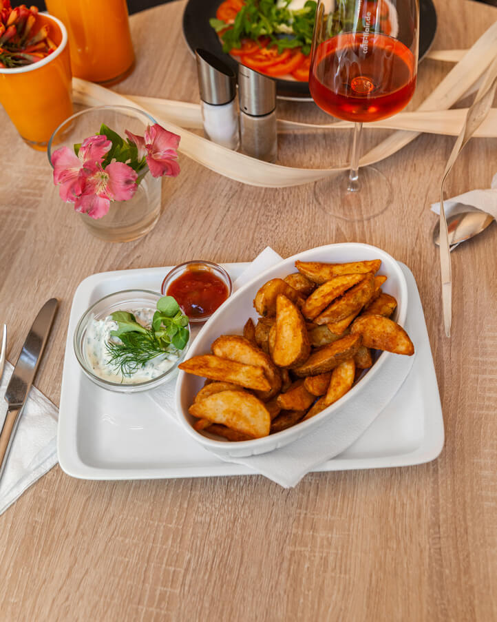Kartoffelspalten Dip