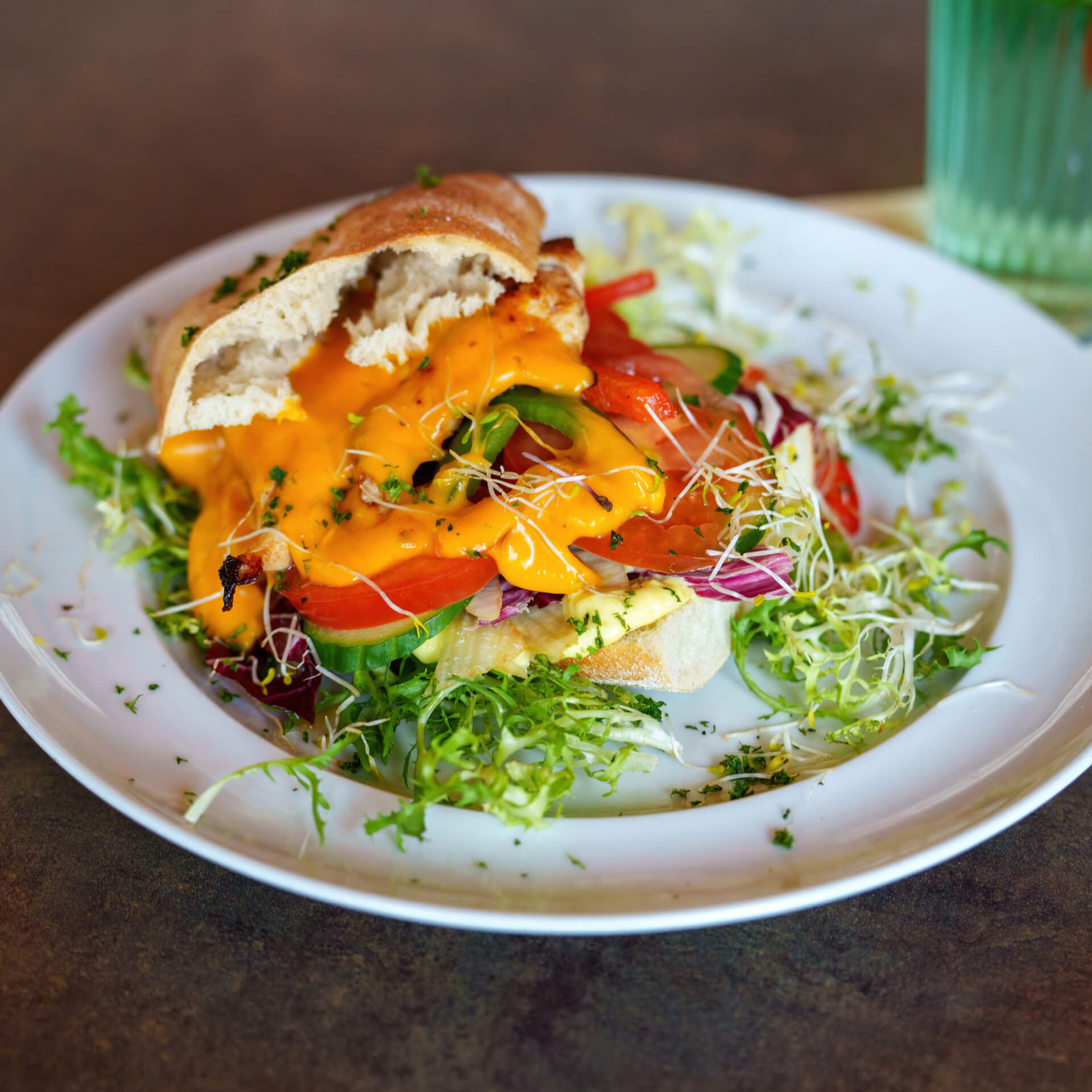 Ciabatta Hähnchen 