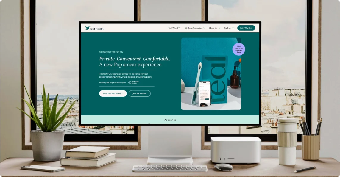 Teal Health website