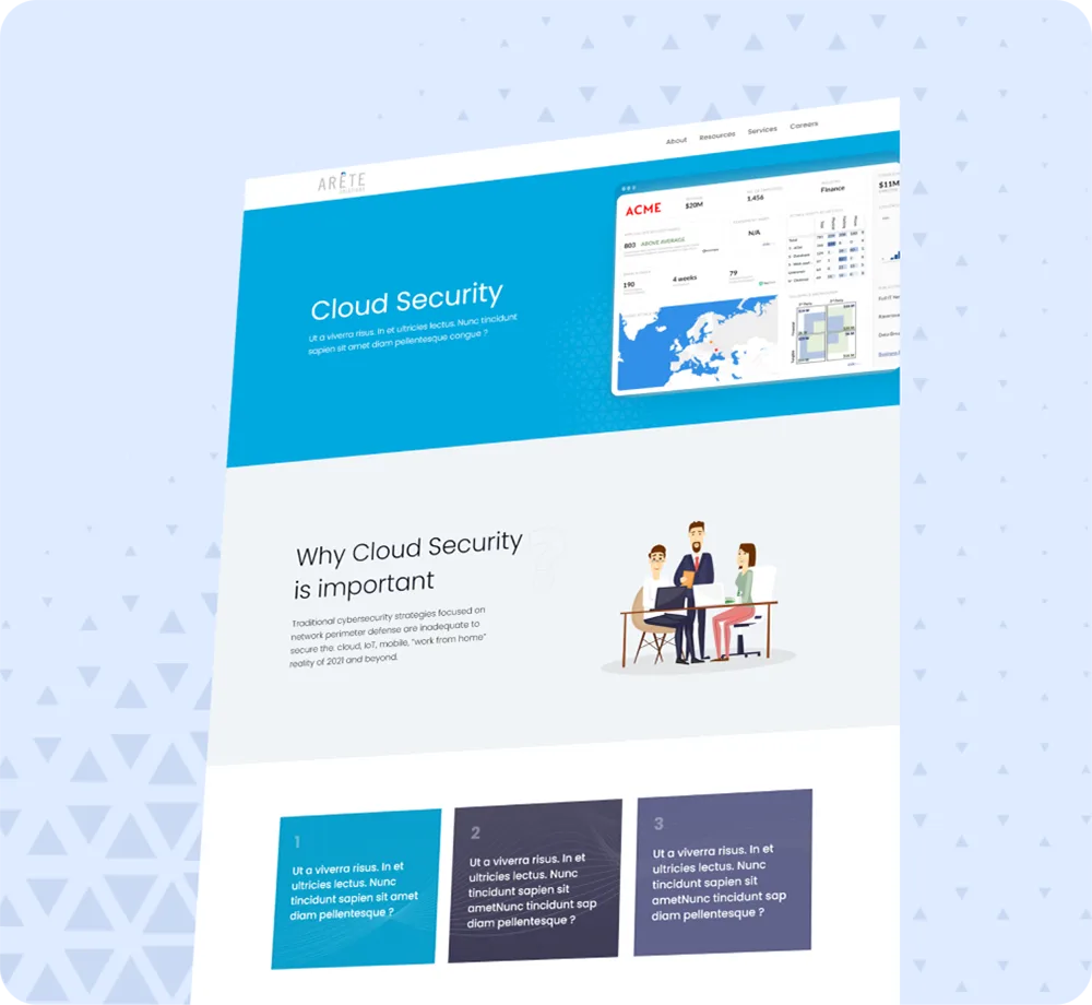 Lean AI Consulting website built in Webflow by Seattle New Media