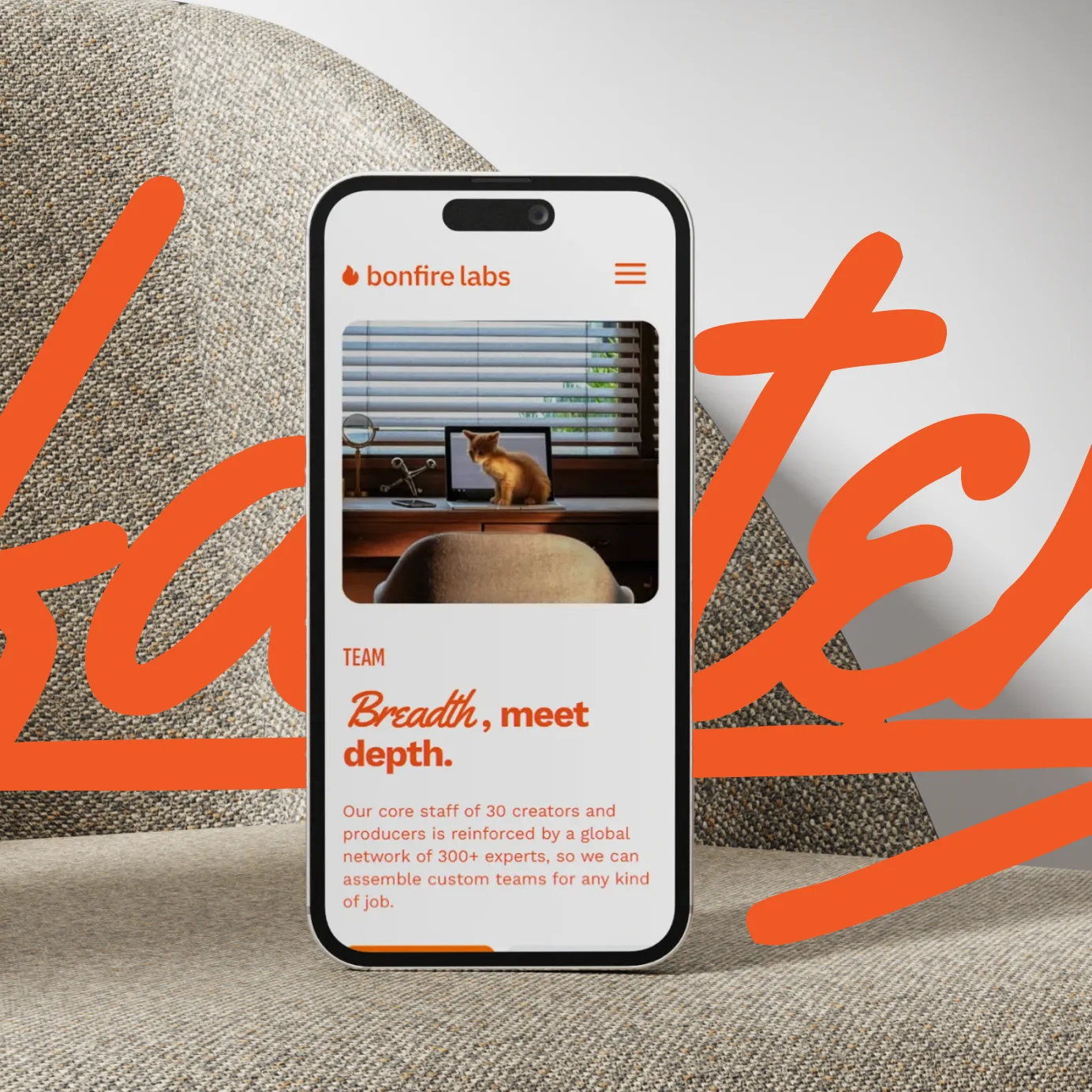 Bonfire Labs website migrated from Wix to Webflow by Seattle New Media