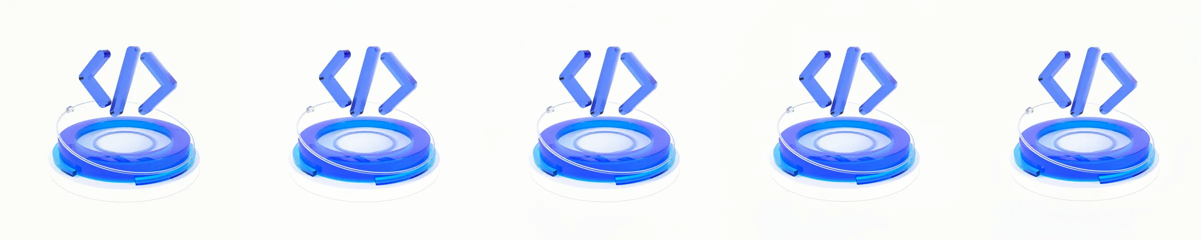 Rotating 360 view of a modular Webflow build