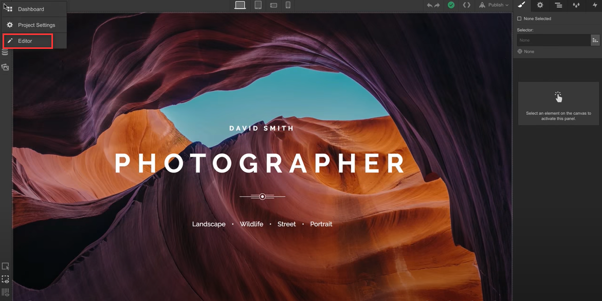 webflow code editor