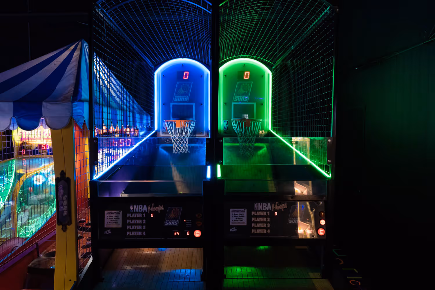 Arcade Games Basketball Hoops