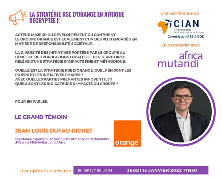 		Image pour La stratégie RSE d’Orange en Afrique décryptée !!! 