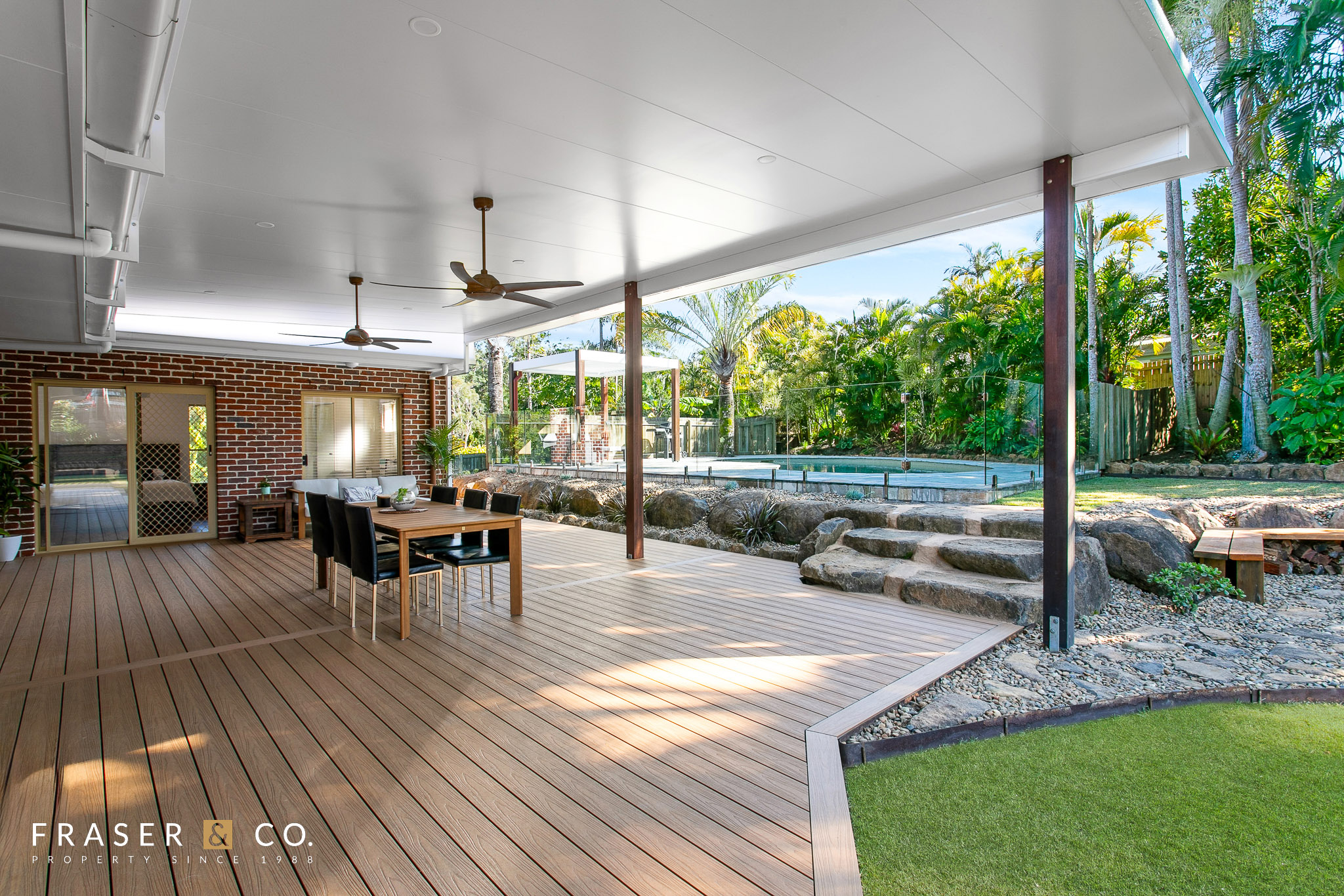 Deck at 1 Gumdale Court, Noosaville QLD 4566