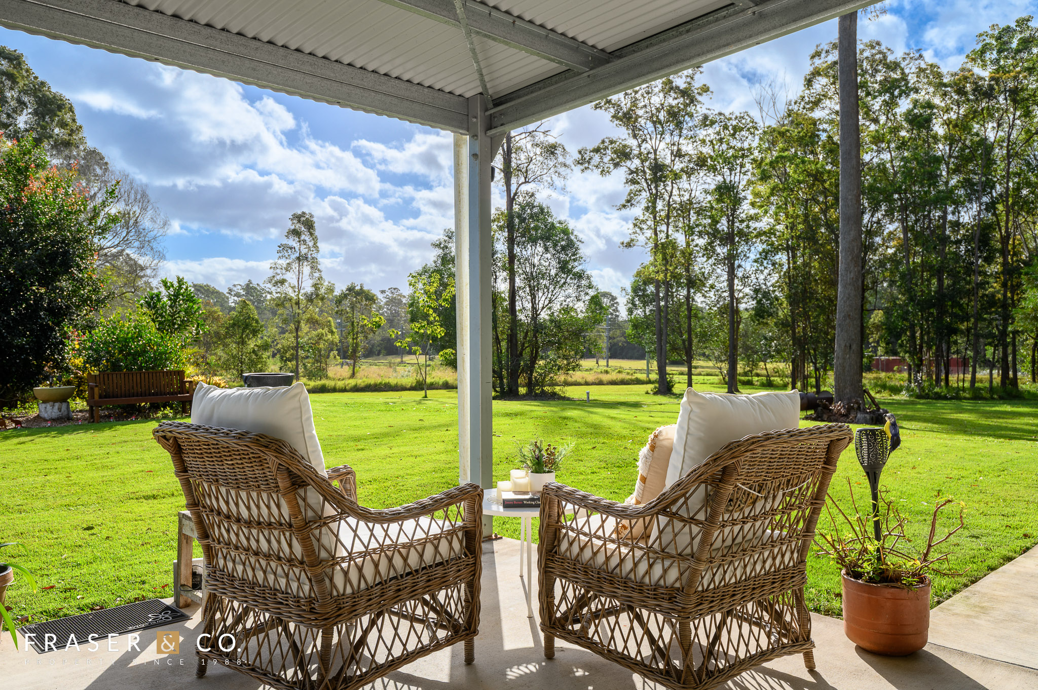 Backyard at 34 Toomey Street, Traveston QLD 4570