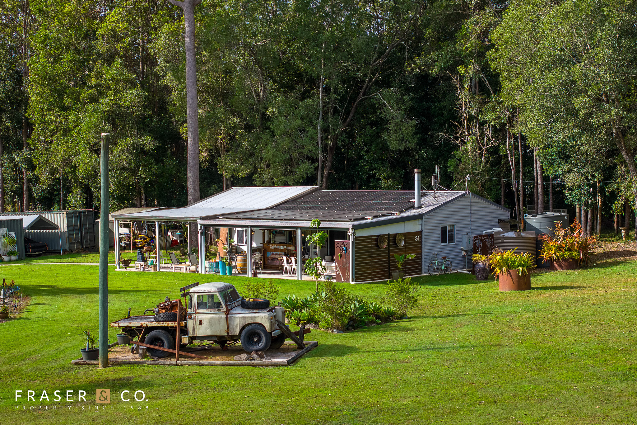 Backyard at 34 Toomey Street, Traveston QLD 4570