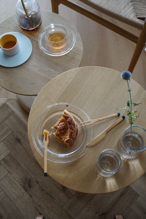 olive stained plate S