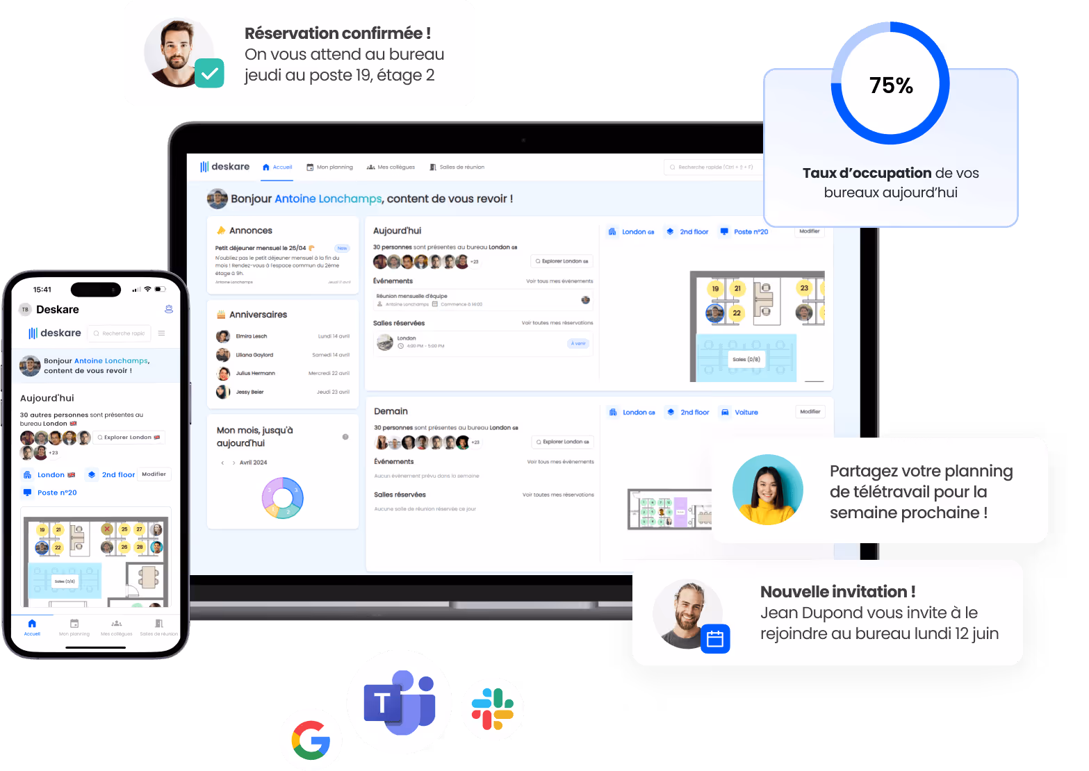 Deskare, the flex office solution that your Employees will love.