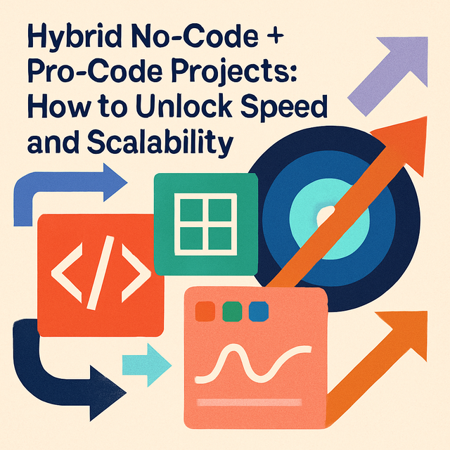 Hybrid No-Code + Pro-Code Projects: How to Unlock Speed and Scalability