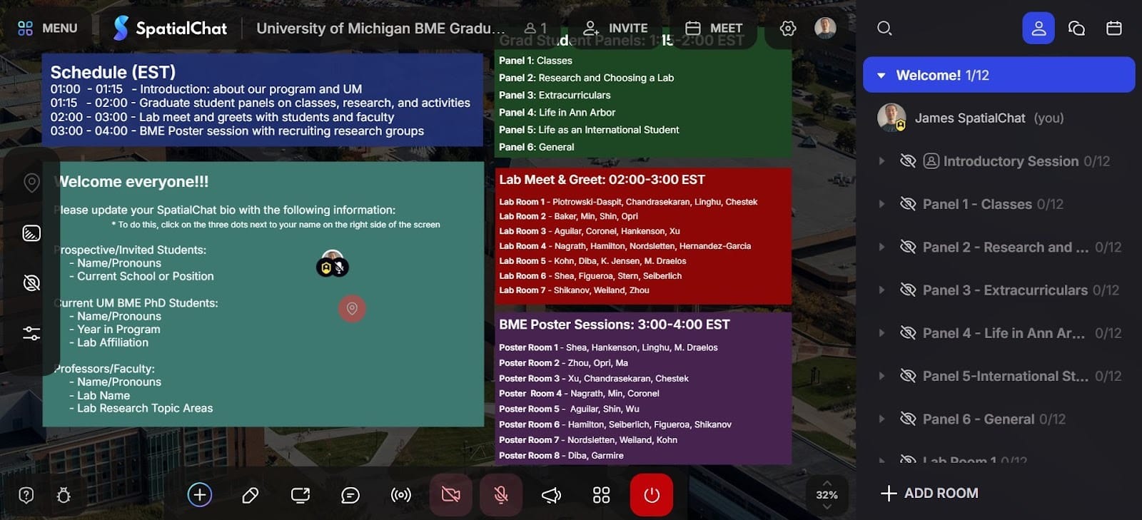 A Virtual Space Built for Research Collaboration