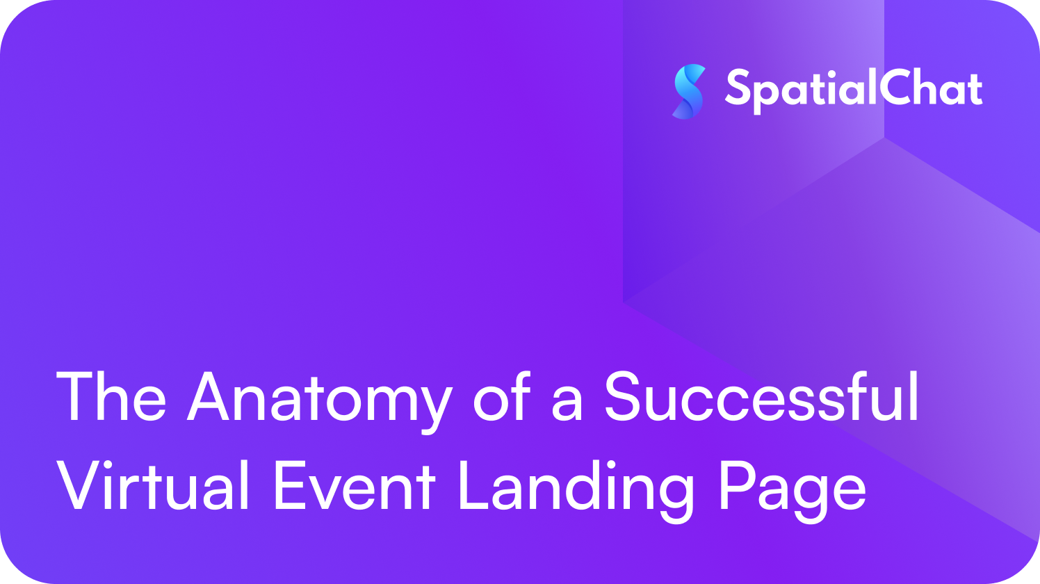 Feature image for The Anatomy of a Successful Virtual Event Landing Page