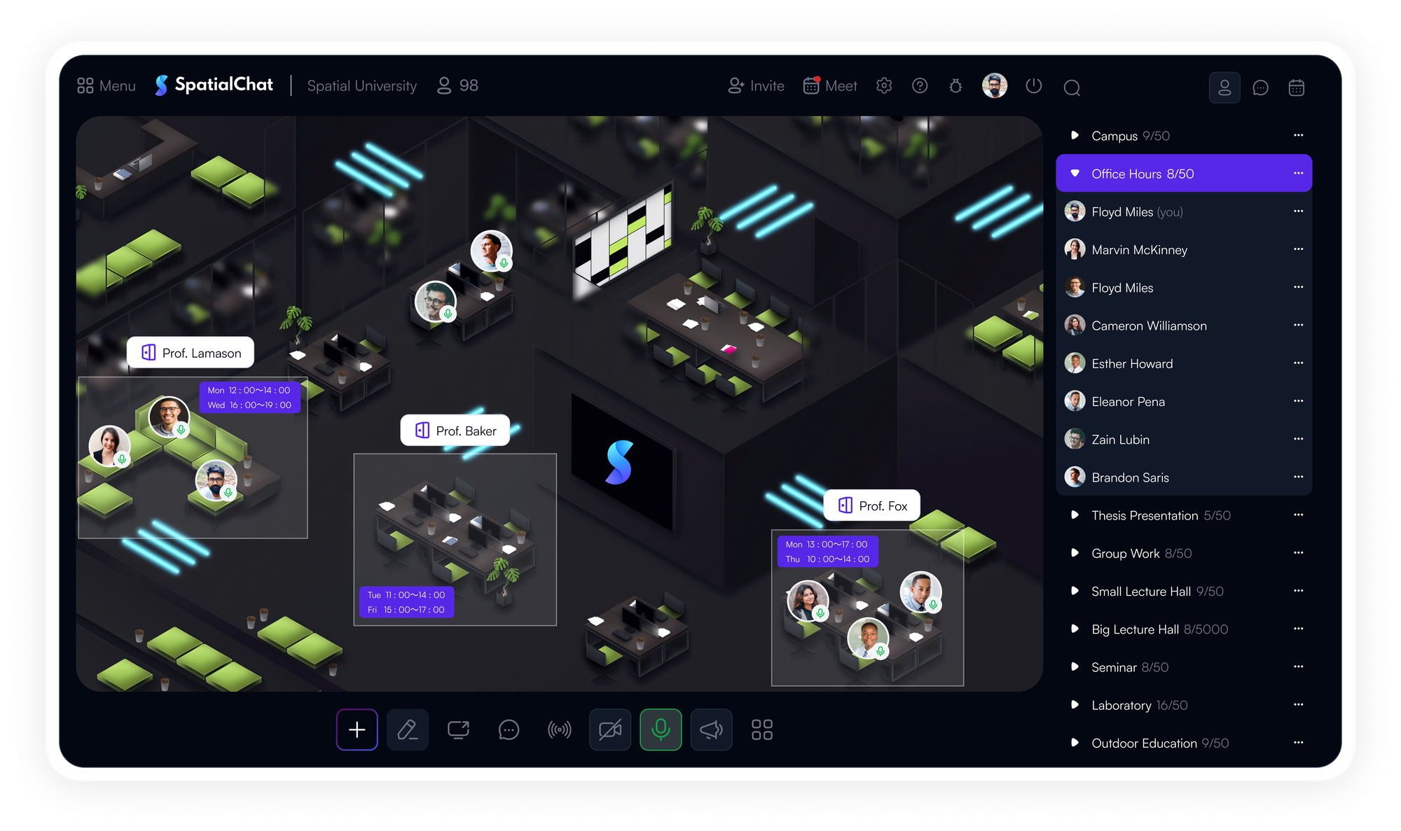 How SpatialChat Transforms Academic Advising and Online Learning