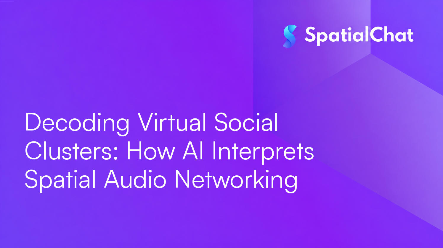 Decoding Virtual Social Clusters: How AI Interprets Spatial Audio Networking