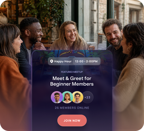 Members at an Immerse community meetup