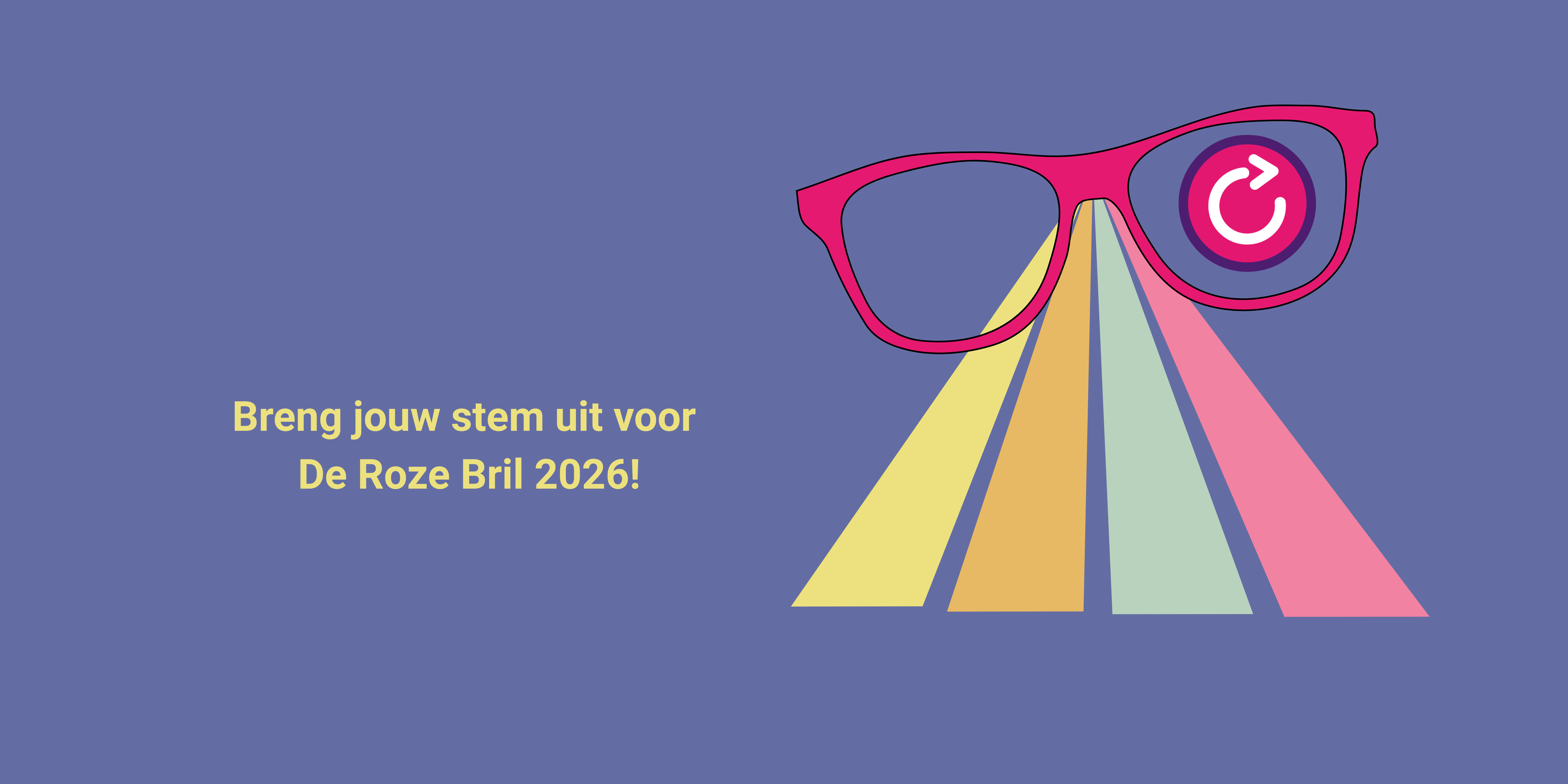 Genomineerden inclusieprijs De Roze Bril 2026