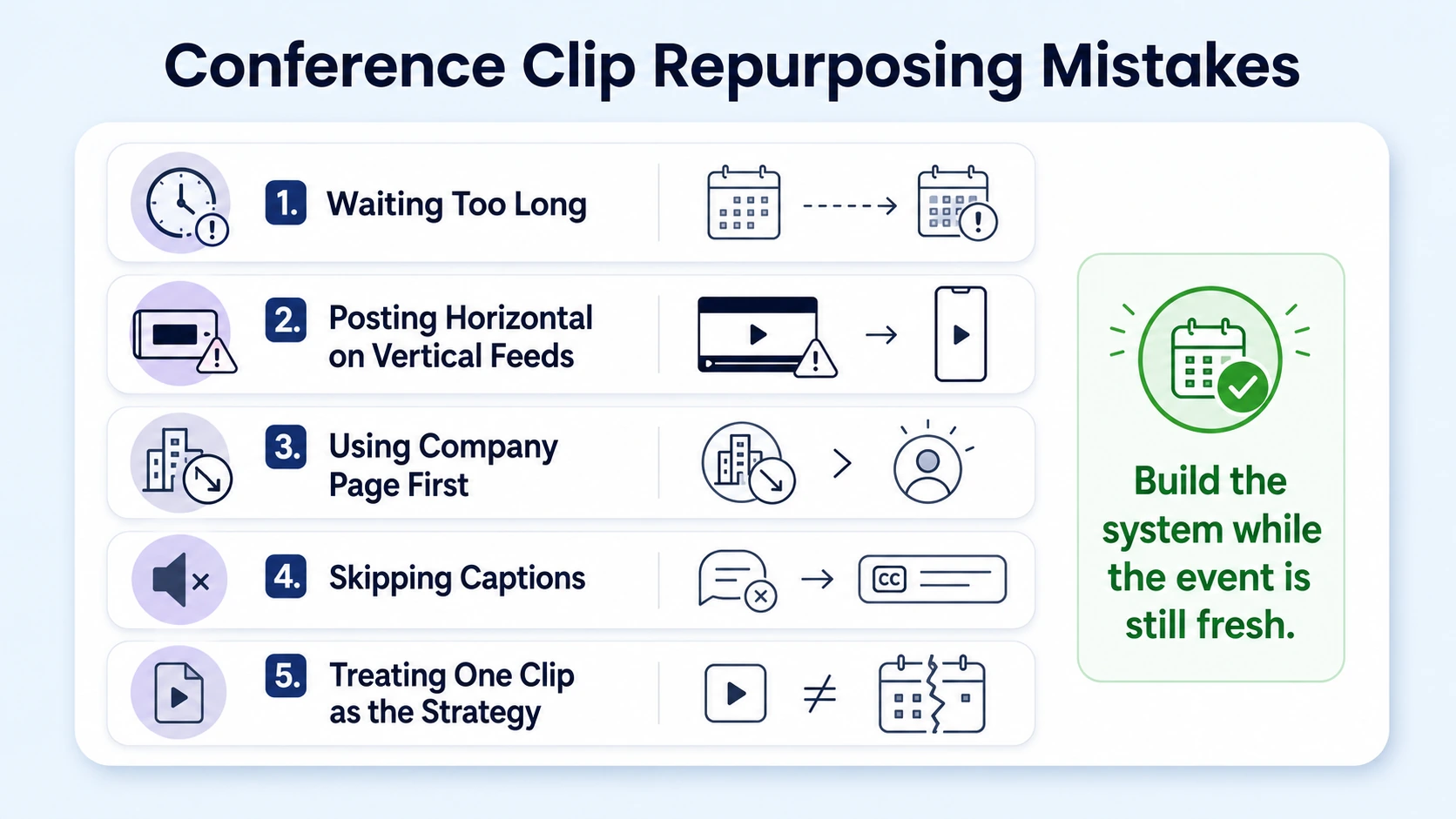 Mistakes Founders Make When Repurposing Conference Talks for Social Media