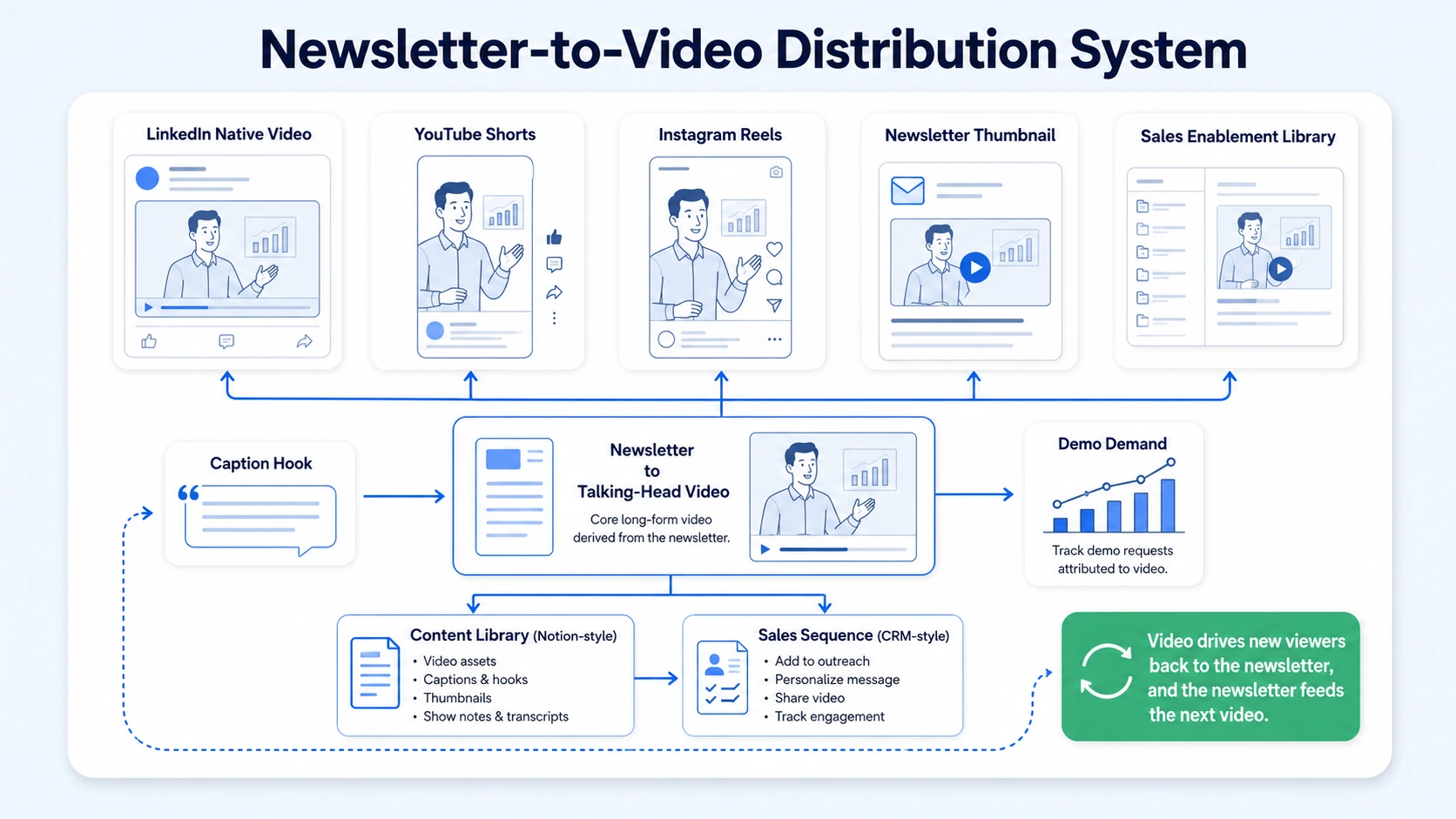 Newsletter-to-Video Distribution Strategy for Maximum Reach