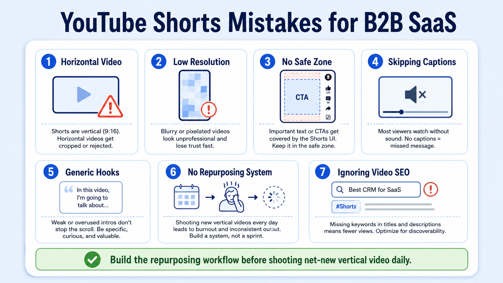 Biggest Mistakes B2B SaaS Companies Make on YouTube Shorts