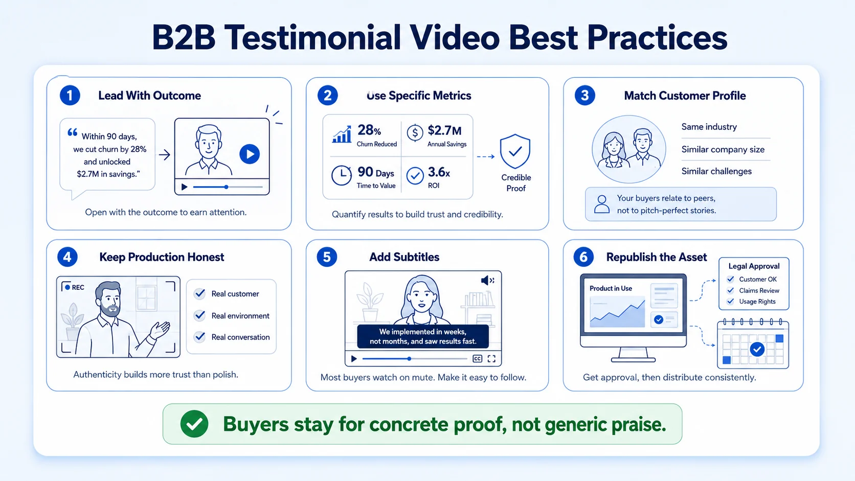 Best Practices for Customer Testimonial Videos in B2B SaaS