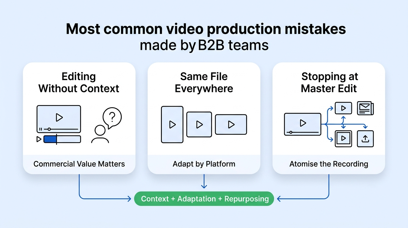 What Are the Most Common B2B Video Production Mistakes to Avoid?