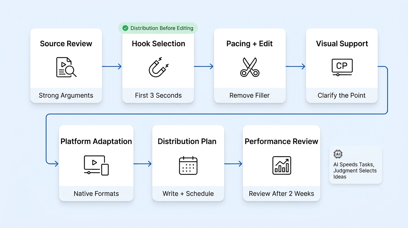Why B2B Video Requires a Distribution-First Workflow