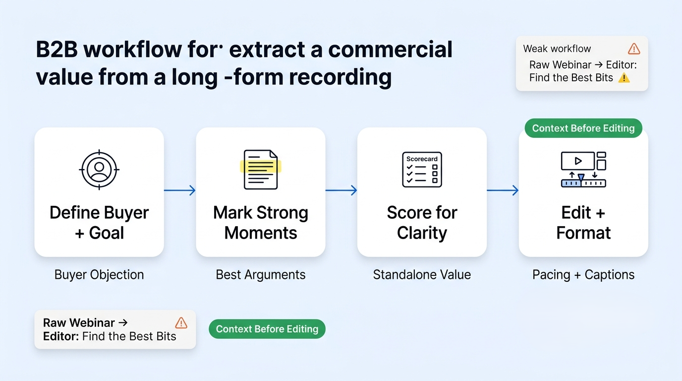 How Do You Select the Right B2B Video Production Workflow?