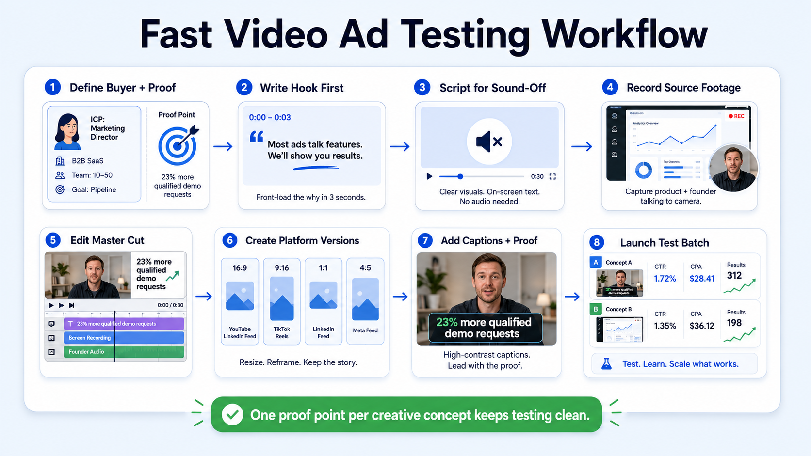 A Production Workflow That Keeps Creative Testing Fast