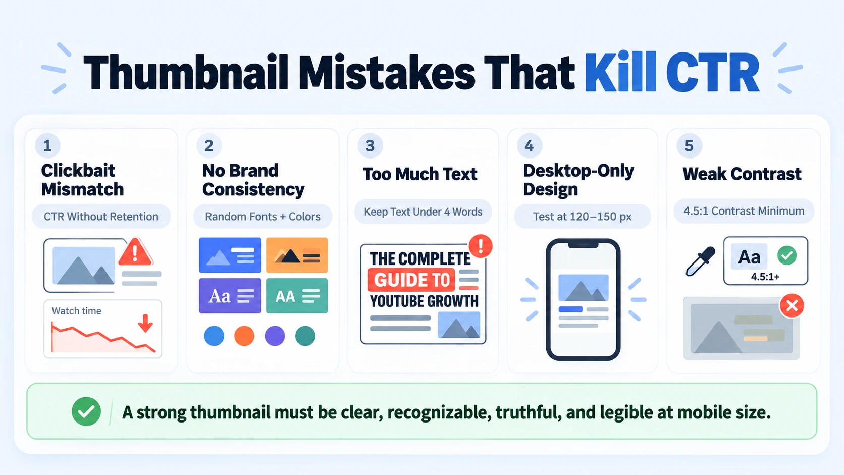 Thumbnail Design Mistakes That Kill Your Click-Through Rate