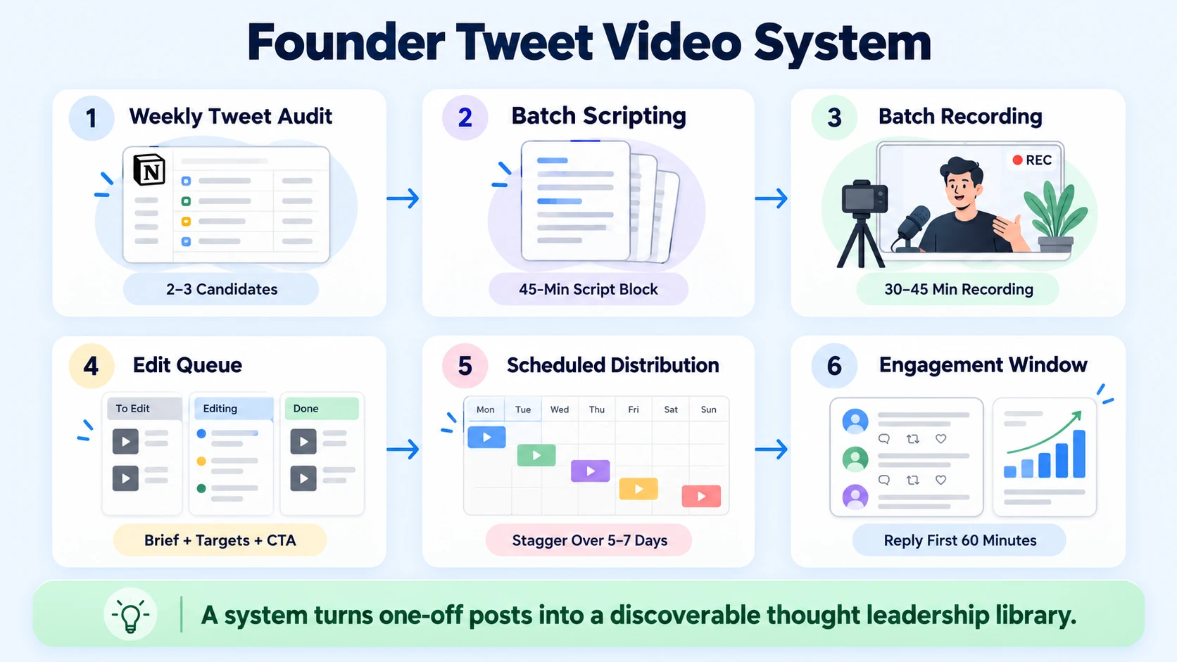 Founder Content Repurposing Strategy: Building a Repeatable Video System