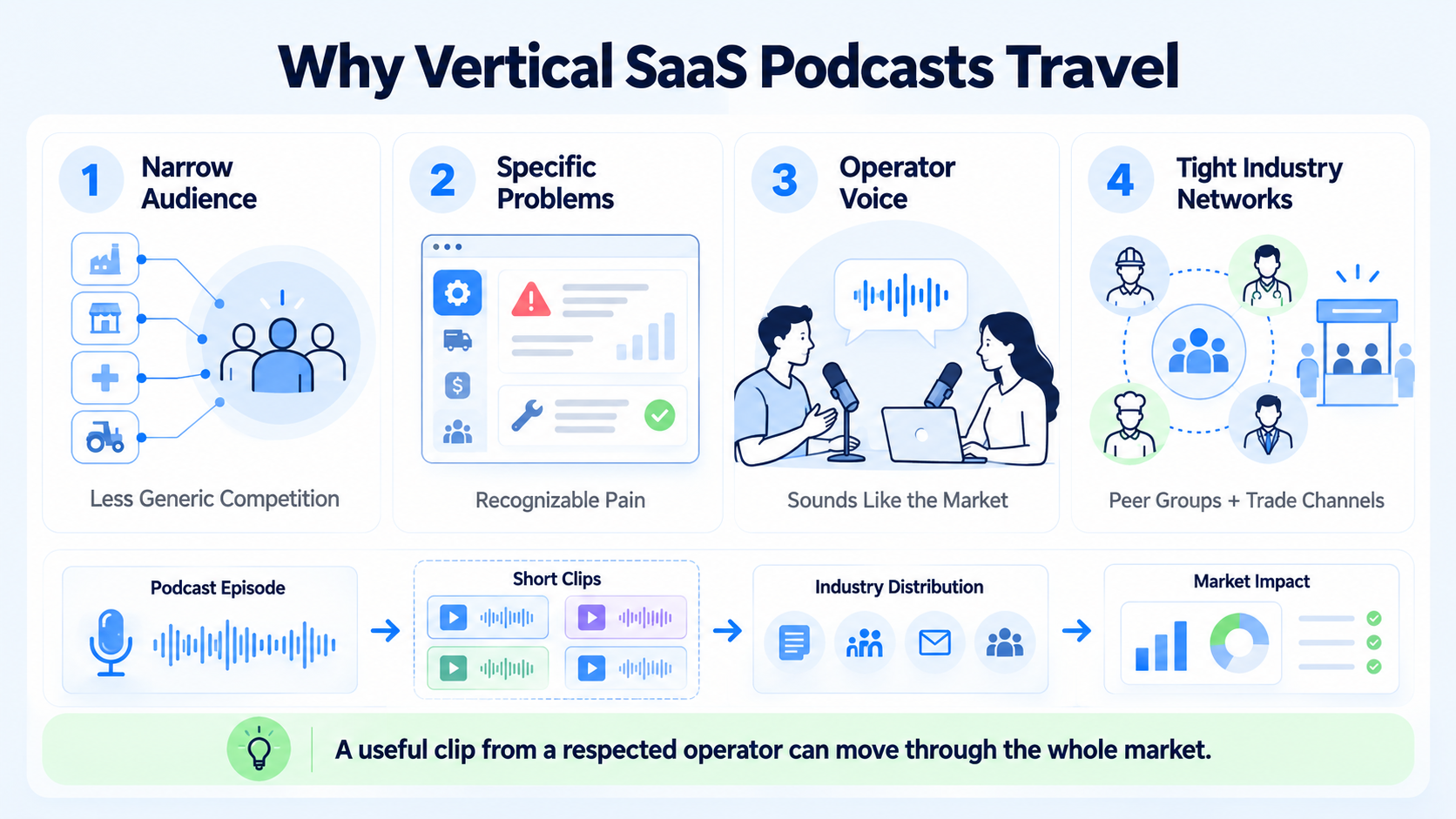 Why Vertical SaaS Podcasts Have Unusual Leverage
