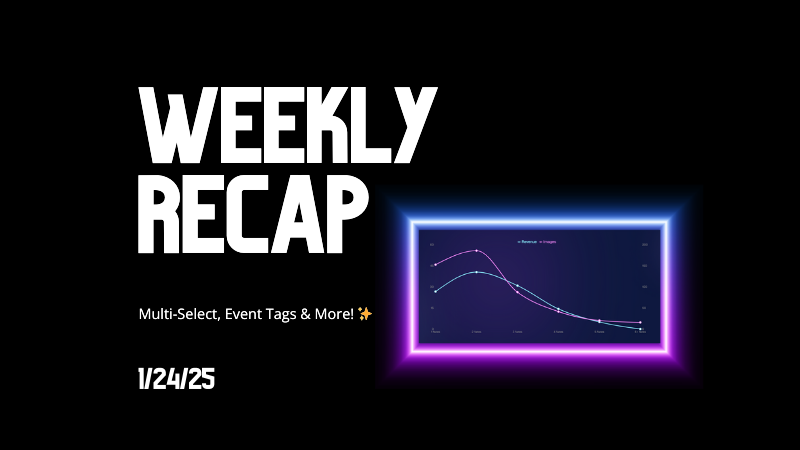 Candy’s Weekly Recap: Multi-Select, Event Tags & More! ✨