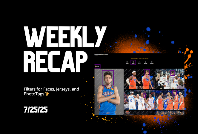Weekly Recap: Filters for Faces, Jerseys, and PhotoTags ✨
