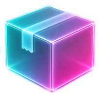Cube scan icon.