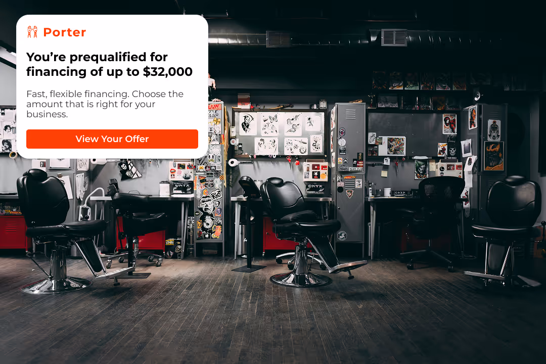 Loan pre-qualification offer from Porter