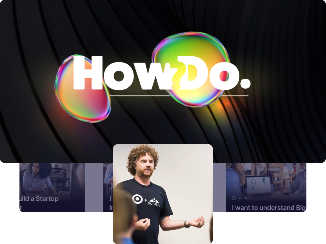 HowDo website screenshots 