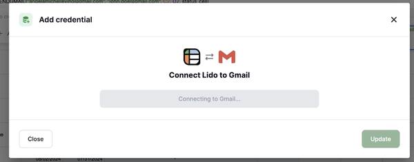 Connect Lido to Gmail to Send Automatic Email Reminders