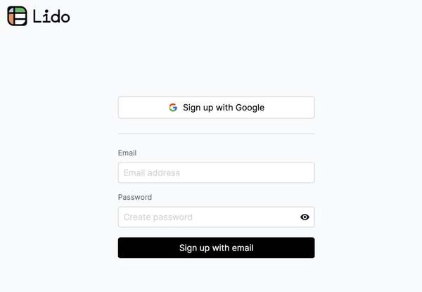 Creating Lido to Send Automatic Emails