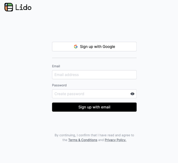 Creating a Lido Account to Send Recurring Emails