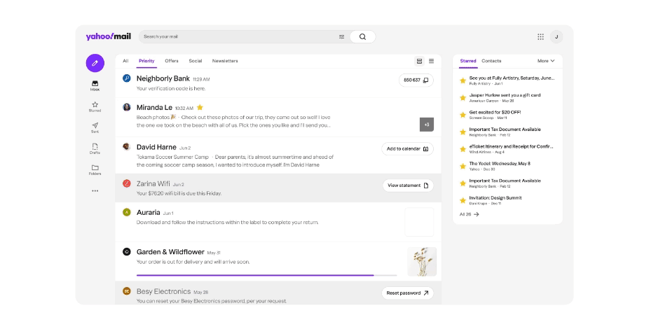 Yahoo Mail Redesigns The Inbox For A Cleaner Smarter And Simpler Yahoo Mail Redesigns The Inbox For A Cleaner Smarter And Simpler