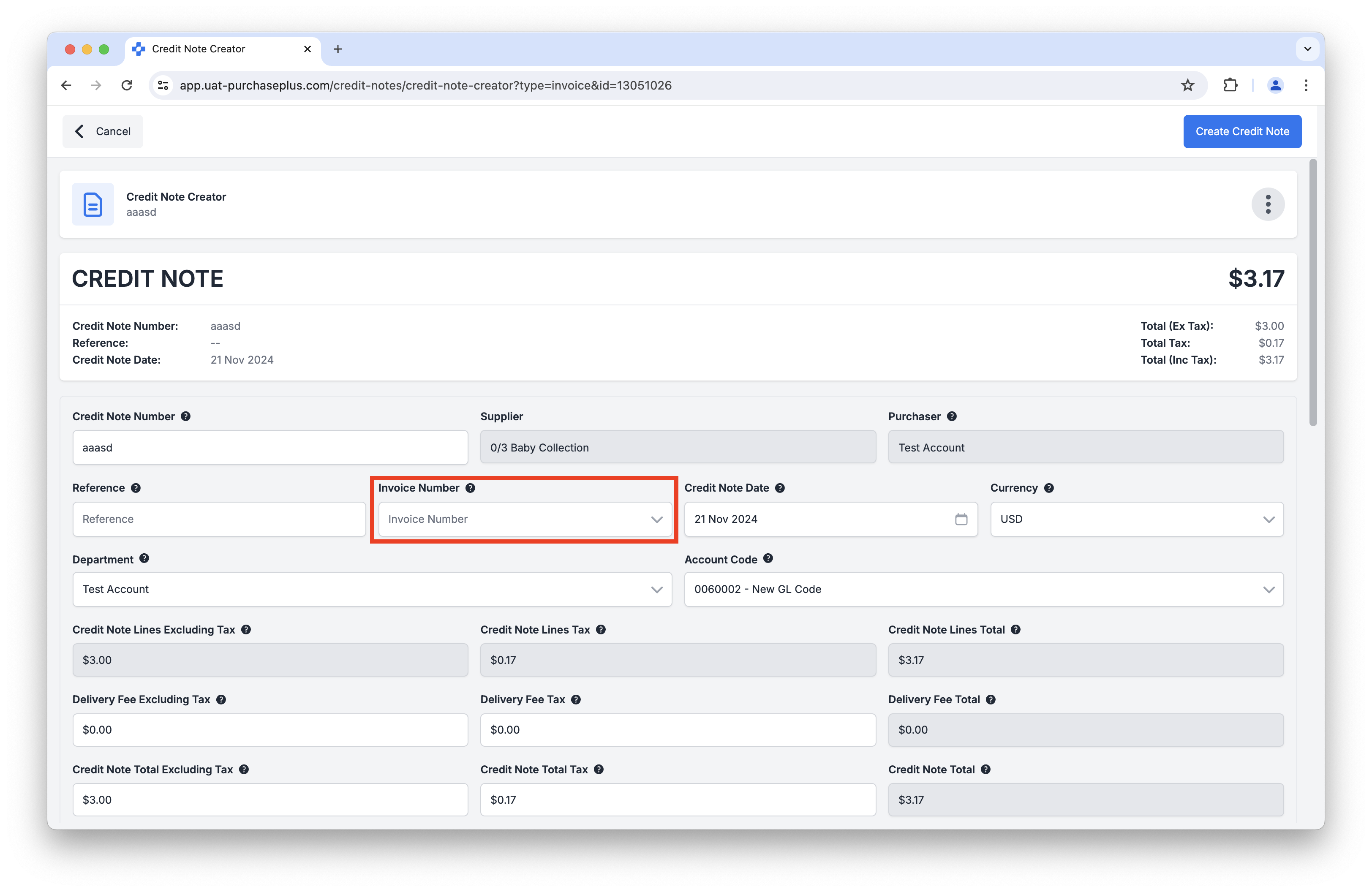 AI Scanning Inbox - Completed Status and Document Column