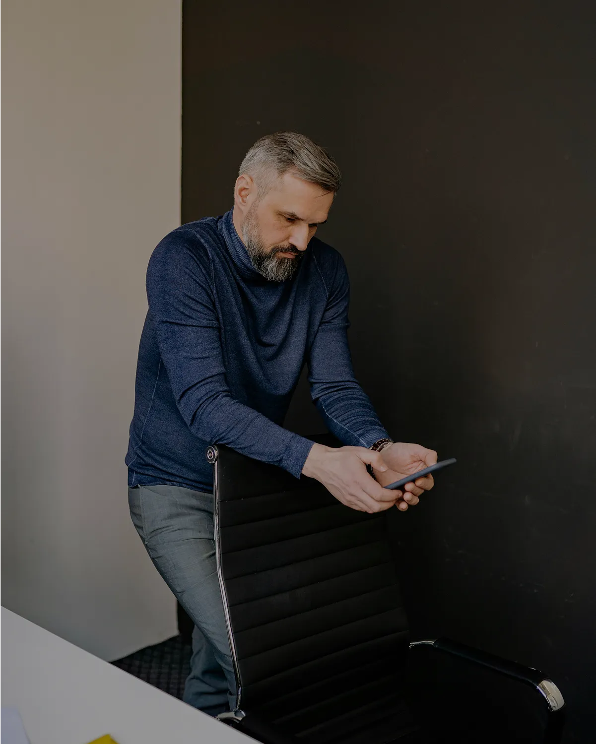 Coach am arbeiten