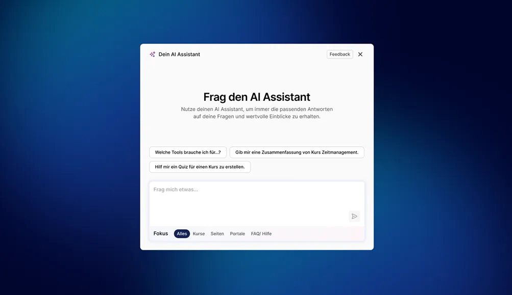 AI Assistent Visualisierung