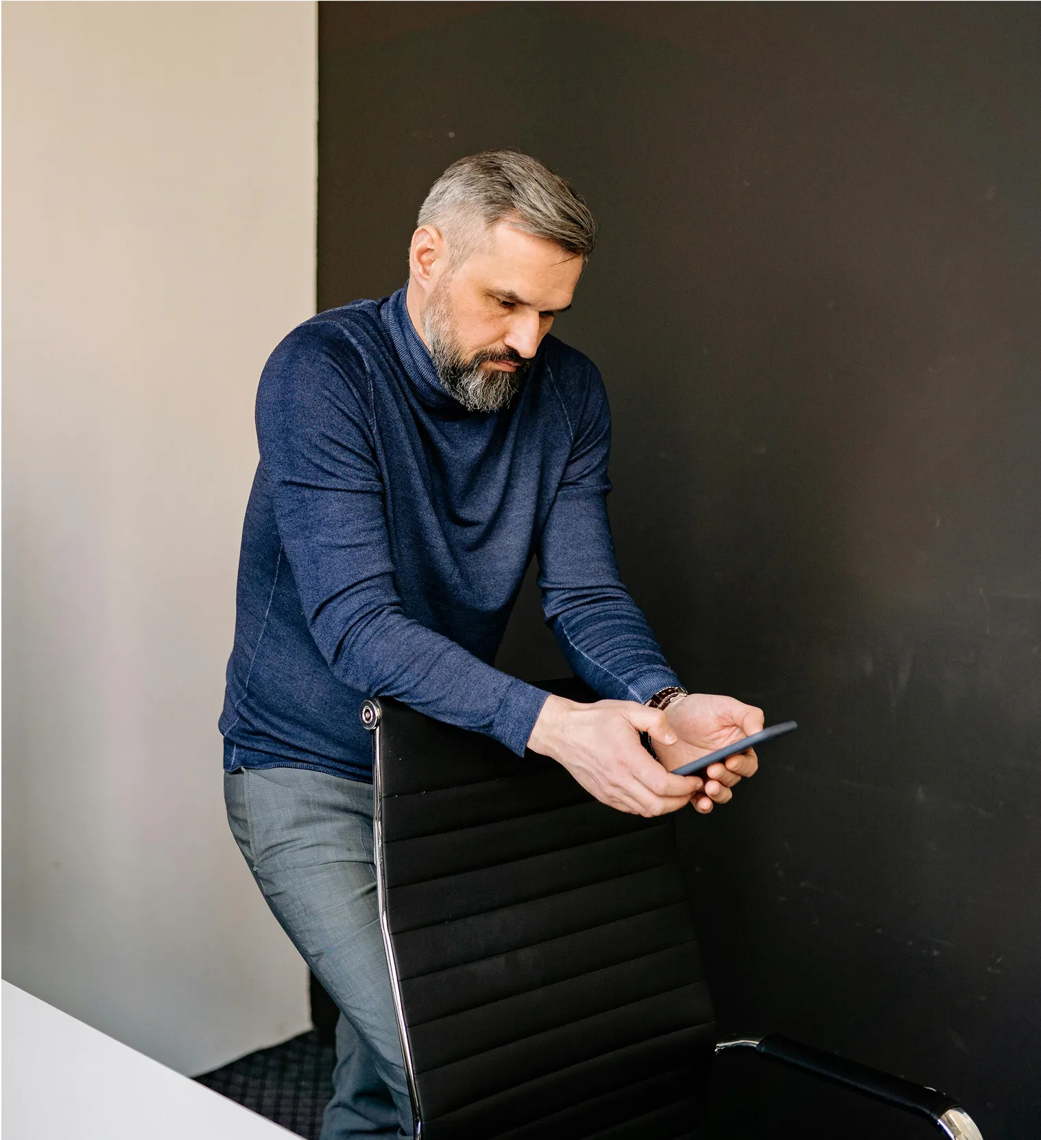 Coach am arbeiten