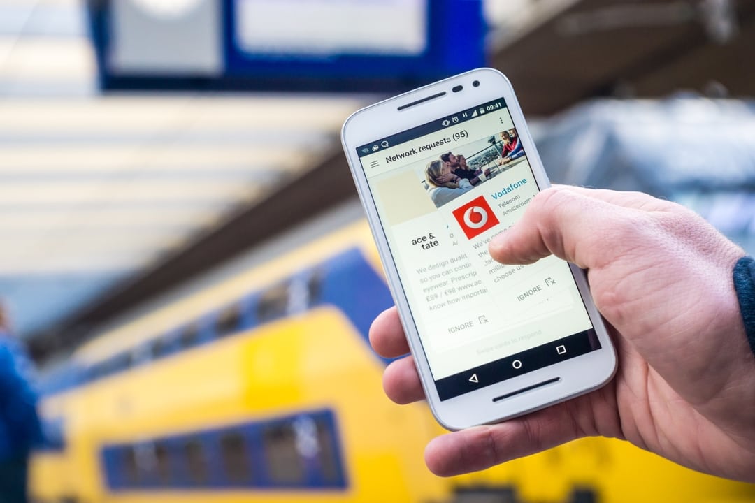 gestresste Person am Computer