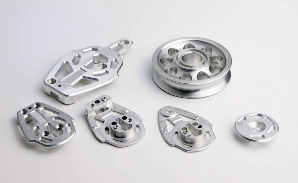 CNC Machined Parts Acid Etched aluminium