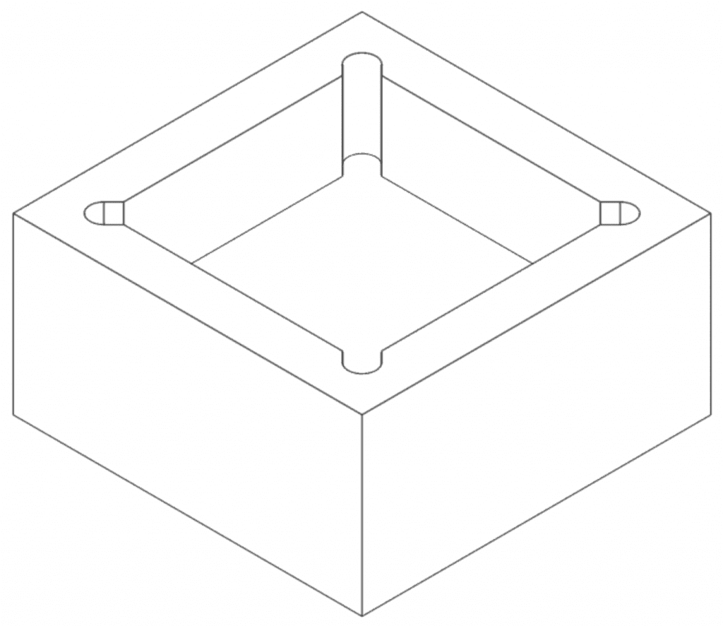 Two dimensional dogbone cnc