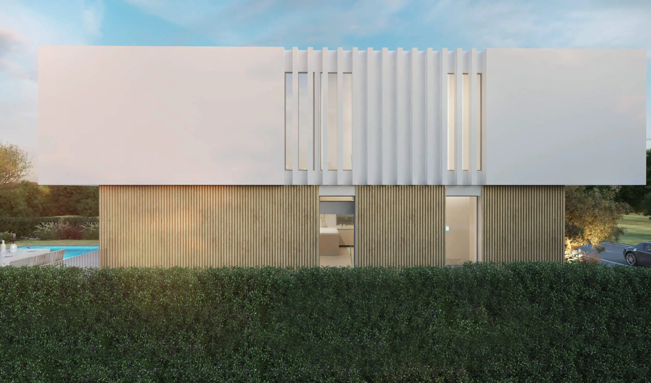 Caetano Soul Villa, Alma de Faro: Fachada contemporânea (render)